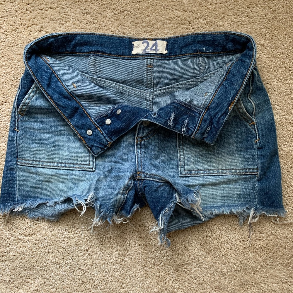 Free People High Rise Denim Short - Picture 4 of 6